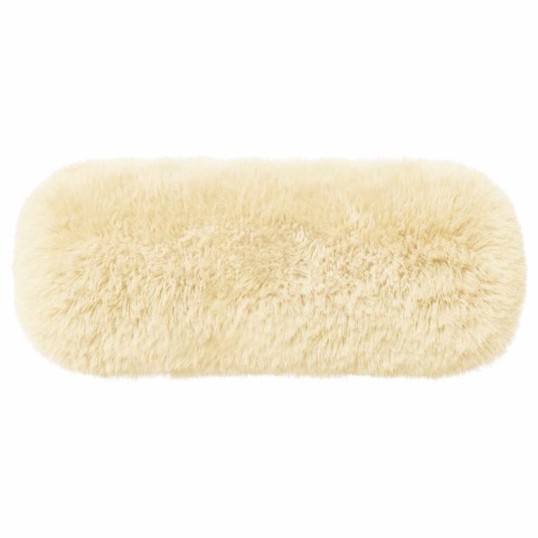 vidaXL Poťah na podložku 2 pcs HEERLEN Krémová Ø 15 x 40 cm PV fleece – Obrázok 4
