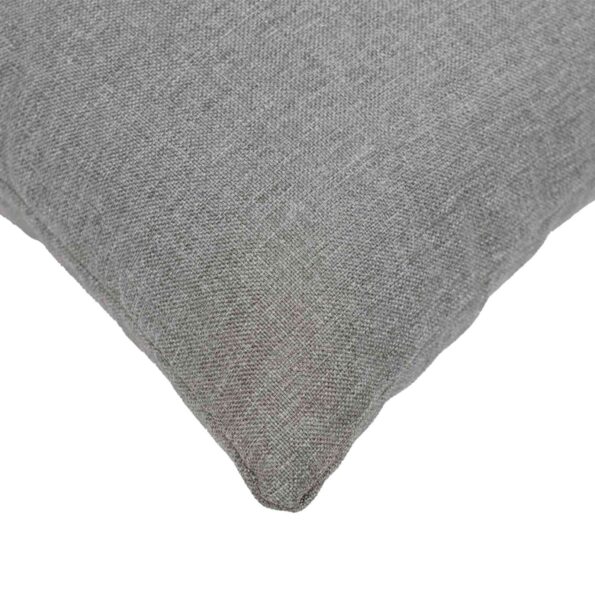 vidaXL Podložka s vankúšom HEERLEN 6 ks Oblá šedá Látka – Obrázok 5