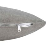 vidaXL Podložka s vankúšom HEERLEN 6 ks Oblá šedá Látka – Obrázok 4