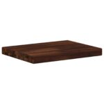 vidaXL Obdĺžnikový stôl 90 x 50 x 3,5 cm Obdĺžnikový Tmavohnedá – Obrázok 2