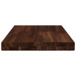vidaXL Obdĺžnikový stôl 90 x 50 x 3,5 cm Obdĺžnikový Tmavohnedá – Obrázok 3