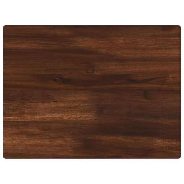 vidaXL Obdĺžnikový stôl 90 x 50 x 3,5 cm Obdĺžnikový Tmavohnedá – Obrázok 5
