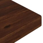 vidaXL Obdĺžnikový stôl 90 x 50 x 3,5 cm Obdĺžnikový Tmavohnedá – Obrázok 6