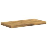 vidaXL Obdĺžnikový stôl 90 x 50 x 3,5 cm Obdĺžnikový Biela – Obrázok 2