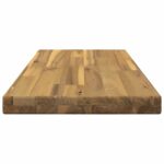 vidaXL Obdĺžnikový stôl 90 x 50 x 3,5 cm Obdĺžnikový Biela – Obrázok 3