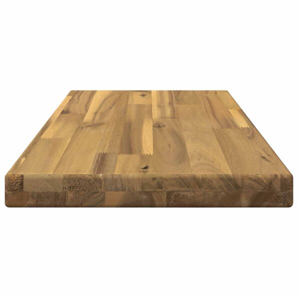 vidaXL Obdĺžnikový stôl 90 x 50 x 3,5 cm Obdĺžnikový Biela – Obrázok 3