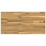 vidaXL Obdĺžnikový stôl 90 x 50 x 3,5 cm Obdĺžnikový Biela – Obrázok 5