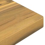 vidaXL Obdĺžnikový stôl 90 x 50 x 3,5 cm Obdĺžnikový Biela – Obrázok 6
