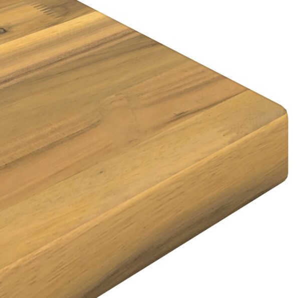vidaXL Obdĺžnikový stôl 90 x 50 x 3,5 cm Obdĺžnikový Biela – Obrázok 6