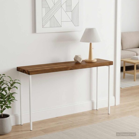 vidaXL Obdĺžnikový stôl 90 x 50 x 3,5 cm Obdĺžnikový Prírodná – Obrázok 3