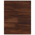 vidaXL Obdĺžnikový stôl 40 x 40 x 3,5 cm Štvorcový Tmavohnedá – Obrázok 2