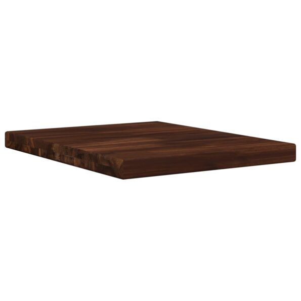 vidaXL Obdĺžnikový stôl 40 x 40 x 3,5 cm Štvorcový Tmavohnedá – Obrázok 3