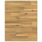 vidaXL Obdĺžnikový stôl 50 x 50 x 3,5 cm Štvorcový Biela – Obrázok 2