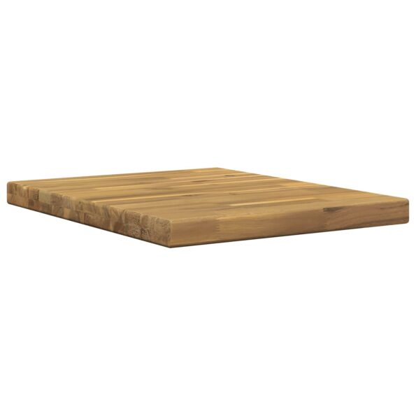 vidaXL Obdĺžnikový stôl 50 x 50 x 3,5 cm Štvorcový Biela – Obrázok 3