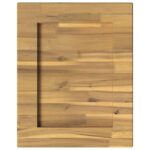 vidaXL Obdĺžnikový stôl 50 x 50 x 3,5 cm Štvorcový Biela – Obrázok 5