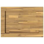 vidaXL Obdĺžnikový stôl 90 x 50 x 3,5 cm Obdĺžnikový Biela – Obrázok 5