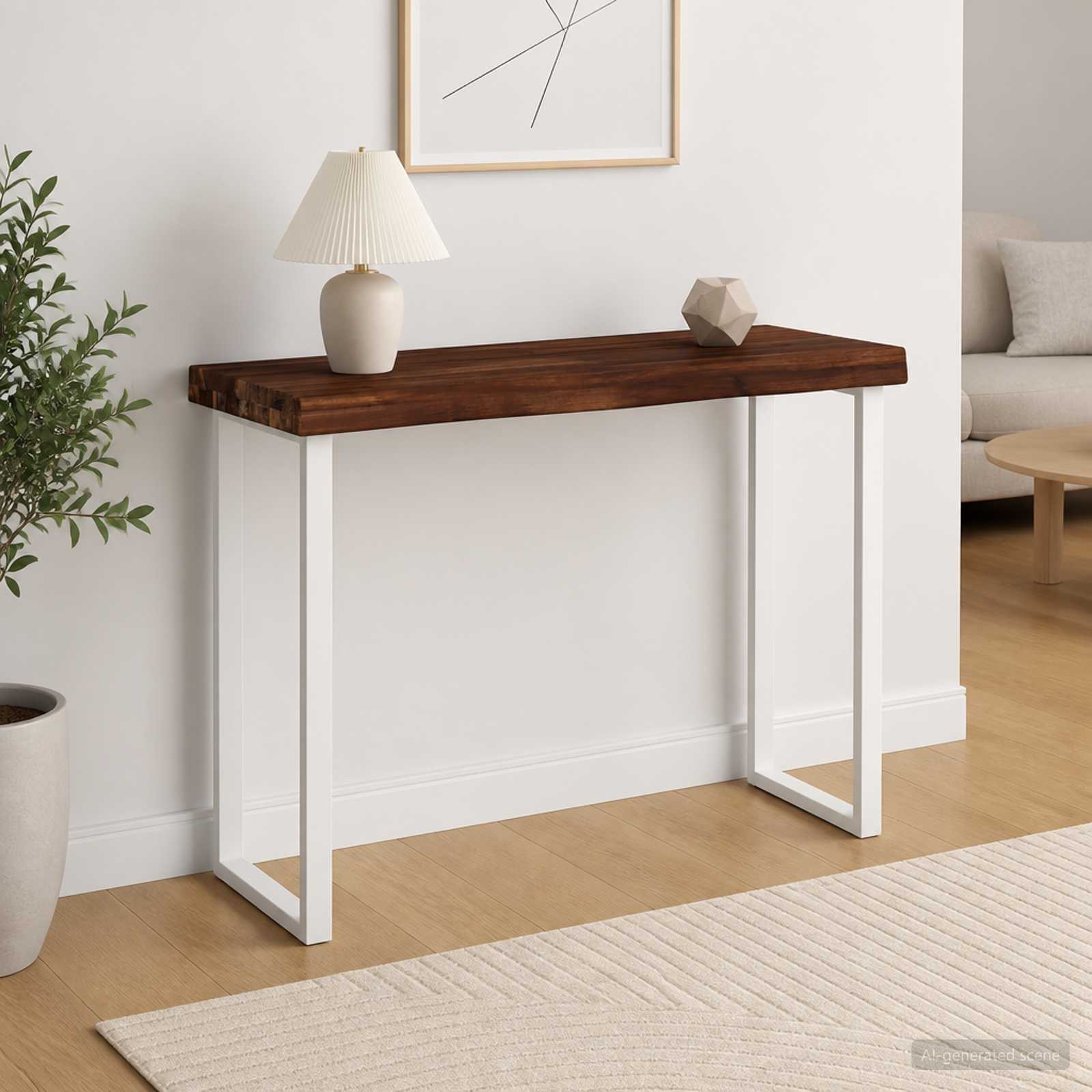 938347_1.jpg vidaXL Obdĺžnikový stôl 90 x 50 x 3,5 cm Obdĺžnikový Tmavohnedá – Obrázok 1