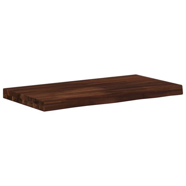 vidaXL Obdĺžnikový stôl 90 x 50 x 3,5 cm Obdĺžnikový Tmavohnedá – Obrázok 2