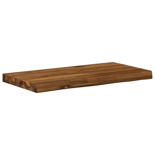 vidaXL Obdĺžnikový stôl 90 x 50 x 3,5 cm Obdĺžnikový Prírodná – Obrázok 2