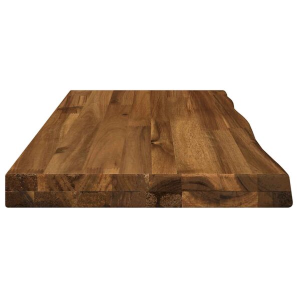 vidaXL Obdĺžnikový stôl 90 x 50 x 3,5 cm Obdĺžnikový Prírodná – Obrázok 3