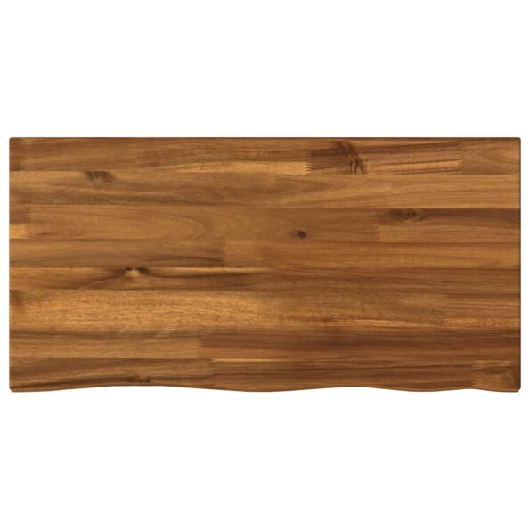 vidaXL Obdĺžnikový stôl 90 x 50 x 3,5 cm Obdĺžnikový Prírodná – Obrázok 5