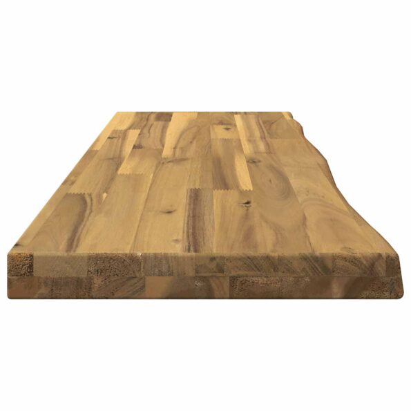 vidaXL Obdĺžnikový stôl 90 x 50 x 3,5 cm Obdĺžnikový Biela – Obrázok 3
