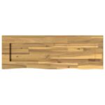 vidaXL Obdĺžnikový stôl 90 x 50 x 3,5 cm Obdĺžnikový Biela – Obrázok 4