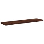 vidaXL Obdĺžnikový stôl 90 x 50 x 3,5 cm Obdĺžnikový Tmavohnedá – Obrázok 2