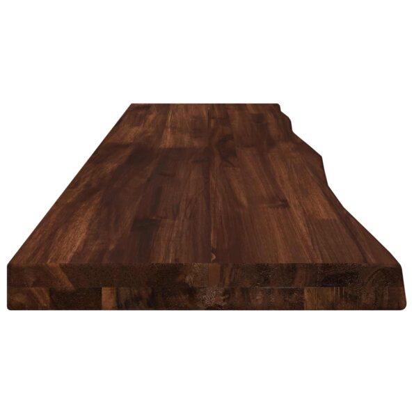 vidaXL Obdĺžnikový stôl 90 x 50 x 3,5 cm Obdĺžnikový Tmavohnedá – Obrázok 3
