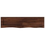 vidaXL Obdĺžnikový stôl 90 x 50 x 3,5 cm Obdĺžnikový Tmavohnedá – Obrázok 4