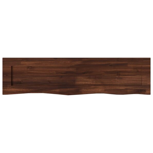 vidaXL Obdĺžnikový stôl 90 x 50 x 3,5 cm Obdĺžnikový Tmavohnedá – Obrázok 4