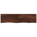 vidaXL Obdĺžnikový stôl 90 x 50 x 3,5 cm Obdĺžnikový Tmavohnedá – Obrázok 5