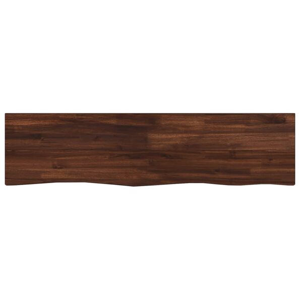 vidaXL Obdĺžnikový stôl 90 x 50 x 3,5 cm Obdĺžnikový Tmavohnedá – Obrázok 5