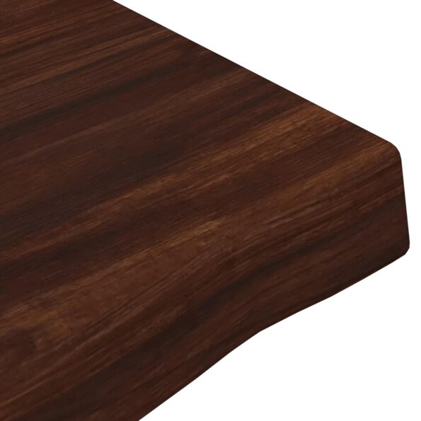vidaXL Obdĺžnikový stôl 90 x 50 x 3,5 cm Obdĺžnikový Tmavohnedá – Obrázok 6