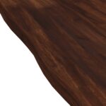 vidaXL Obdĺžnikový stôl 90 x 50 x 3,5 cm Obdĺžnikový Tmavohnedá – Obrázok 7