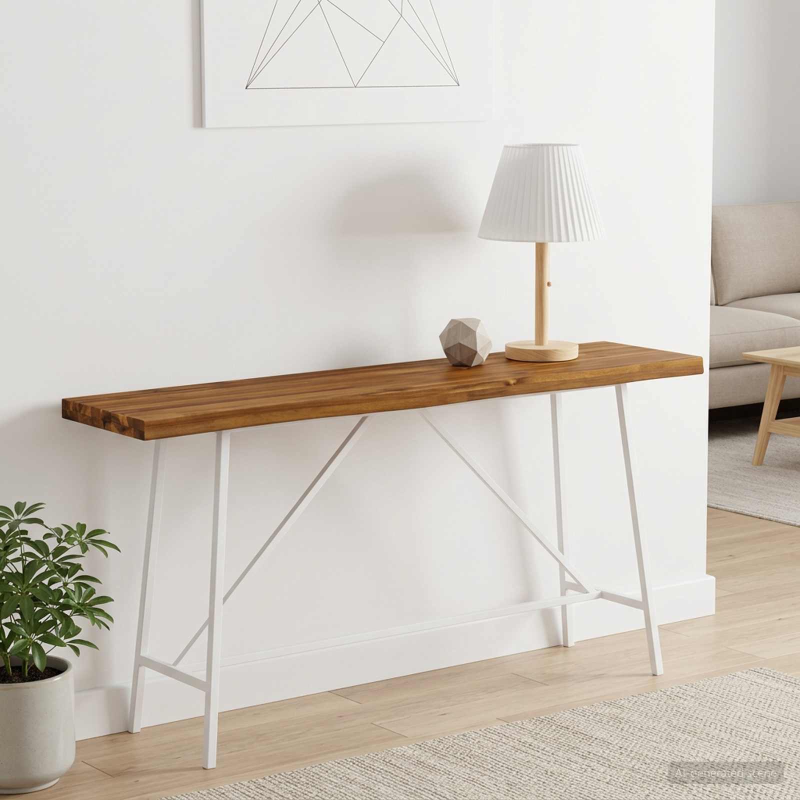 938375_1.jpg vidaXL Obdĺžnikový stôl 90 x 50 x 3,5 cm Obdĺžnikový Prírodná – Obrázok 1