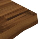 vidaXL Obdĺžnikový stôl 90 x 50 x 3,5 cm Obdĺžnikový Prírodná – Obrázok 6