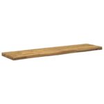 vidaXL Obdĺžnikový stôl 90 x 50 x 3,5 cm Obdĺžnikový Biela – Obrázok 2