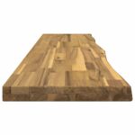 vidaXL Obdĺžnikový stôl 90 x 50 x 3,5 cm Obdĺžnikový Biela – Obrázok 3