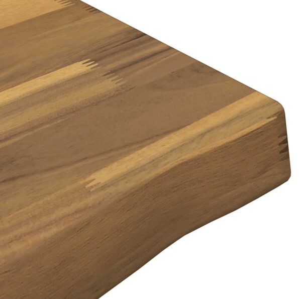 vidaXL Obdĺžnikový stôl 90 x 50 x 3,5 cm Obdĺžnikový Biela – Obrázok 6