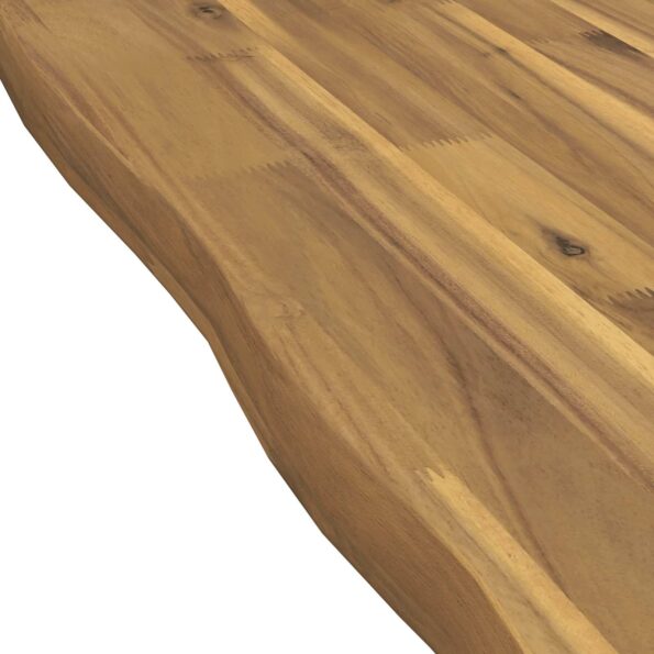 vidaXL Obdĺžnikový stôl 90 x 50 x 3,5 cm Obdĺžnikový Biela – Obrázok 7