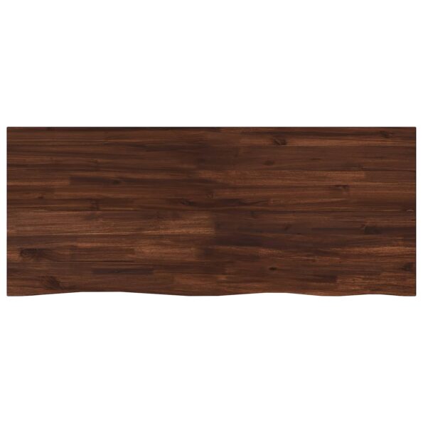 vidaXL Obdĺžnikový stôl 90 x 50 x 3,5 cm Obdĺžnikový Tmavohnedá – Obrázok 2