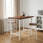 vidaXL Obdĺžnikový stôl 90 x 50 x 3,5 cm Obdĺžnikový Tmavohnedá