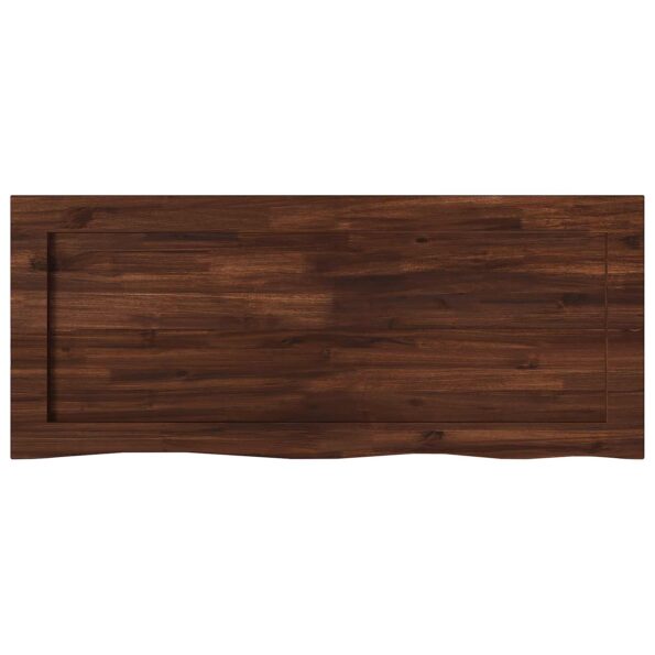 vidaXL Obdĺžnikový stôl 90 x 50 x 3,5 cm Obdĺžnikový Tmavohnedá – Obrázok 5