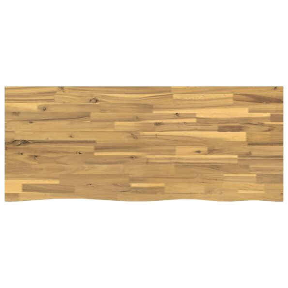 vidaXL Obdĺžnikový stôl 90 x 50 x 3,5 cm Obdĺžnikový Biela – Obrázok 2