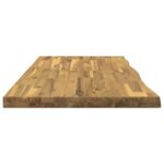 vidaXL Obdĺžnikový stôl 90 x 50 x 3,5 cm Obdĺžnikový Biela – Obrázok 4