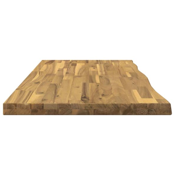 vidaXL Obdĺžnikový stôl 90 x 50 x 3,5 cm Obdĺžnikový Biela – Obrázok 4