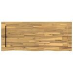 vidaXL Obdĺžnikový stôl 90 x 50 x 3,5 cm Obdĺžnikový Biela – Obrázok 5