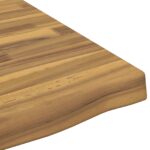 vidaXL Obdĺžnikový stôl 90 x 50 x 3,5 cm Obdĺžnikový Biela – Obrázok 6