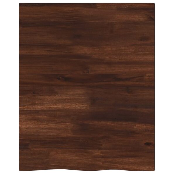 vidaXL Obdĺžnikový stôl 60 x 60 x 3,5 cm Štvorcový Tmavohnedá – Obrázok 2